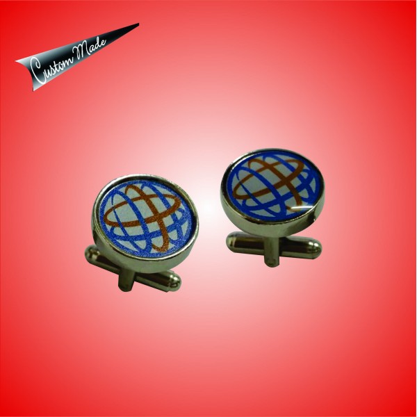 Cufflink - Printed Logo with Epoxy (3mm)